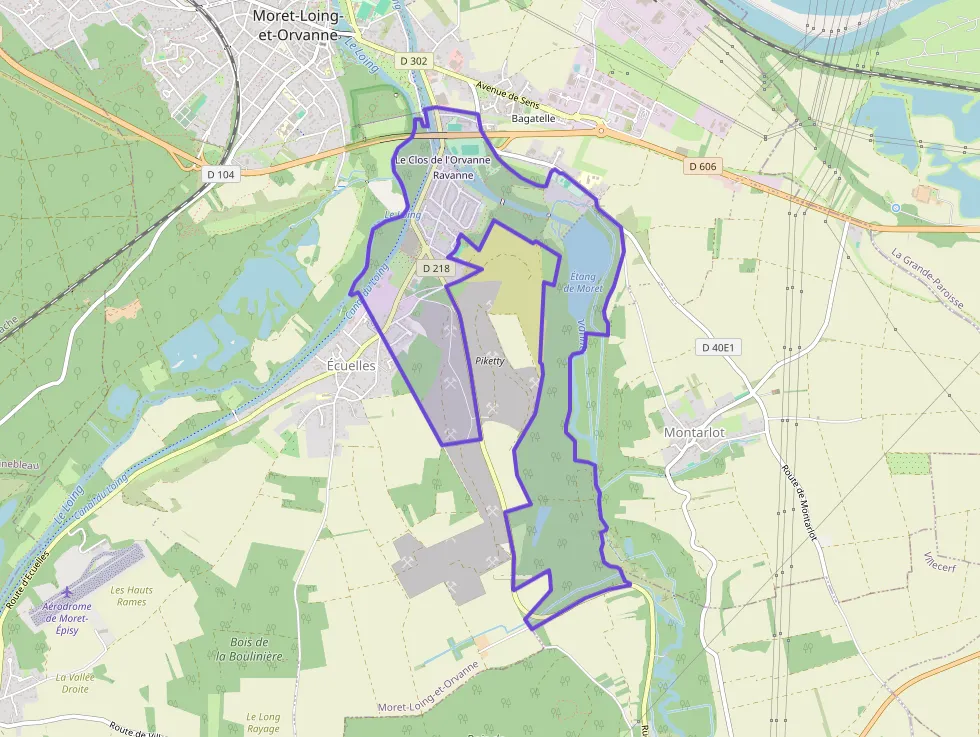 Maison 88 m² quatre pièces à vendre à Moret-Loing-et-Orvanne