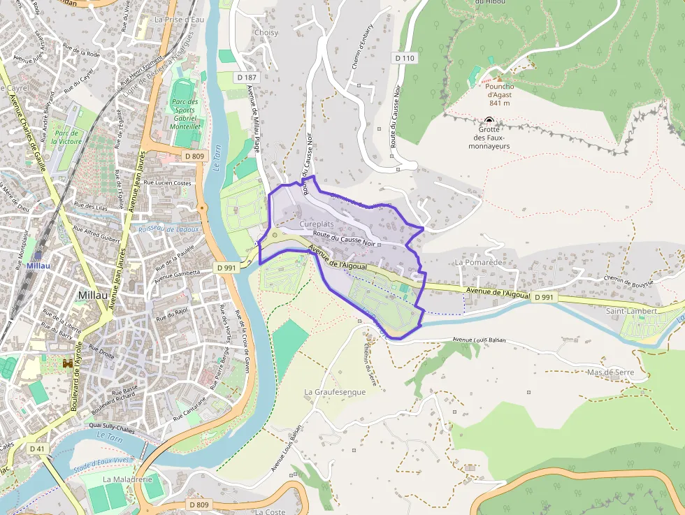 Maison 90 m² quatre pièces à vendre à Millau