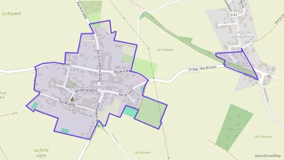 Maison 100 m² cinq pièces à vendre à Antheuil-Portes