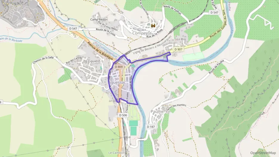 Maison 56 m² trois pièces à vendre à Aguessac Maison 56 m² trois pièces à vendre à Aguessac