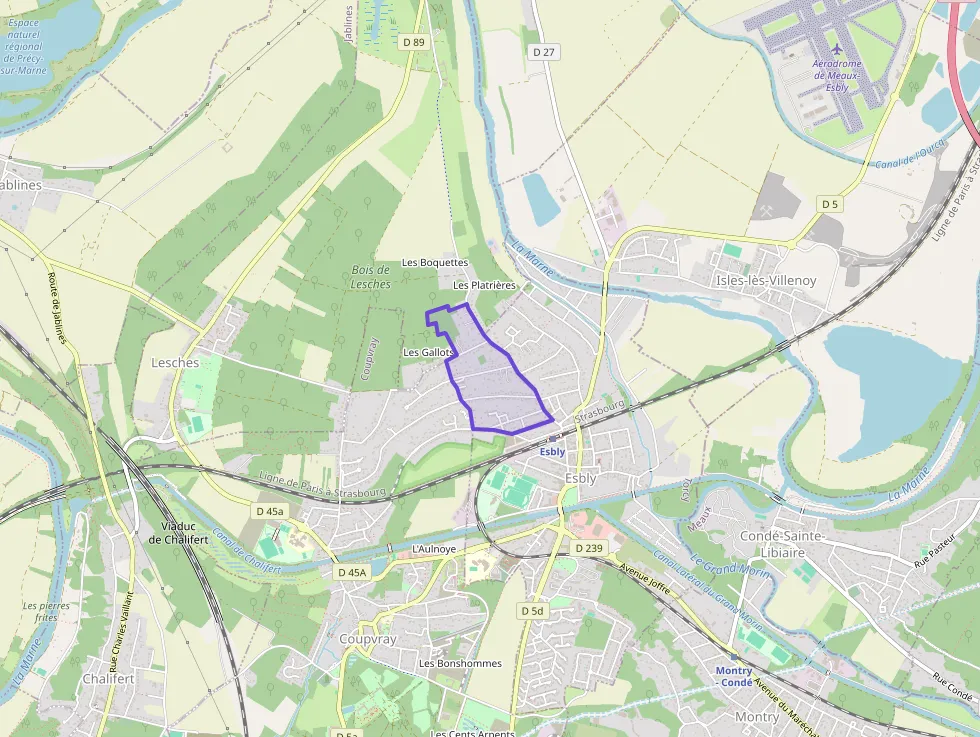 Maison 95 m² quatre pièces à vendre à Esbly