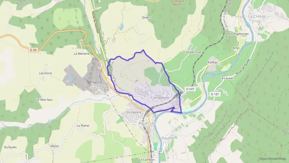 Maison 98 m² quatre pièces à vendre à Compeyre