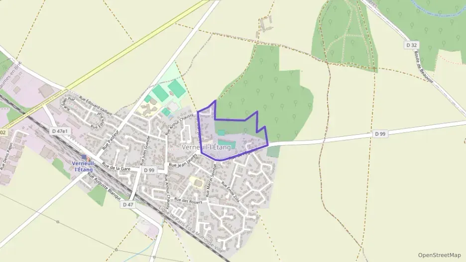 Maison 81 m² quatre pièces à vendre à Verneuil-l`Étang Maison 81 m² quatre pièces à vendre à Verneuil-l`Étang