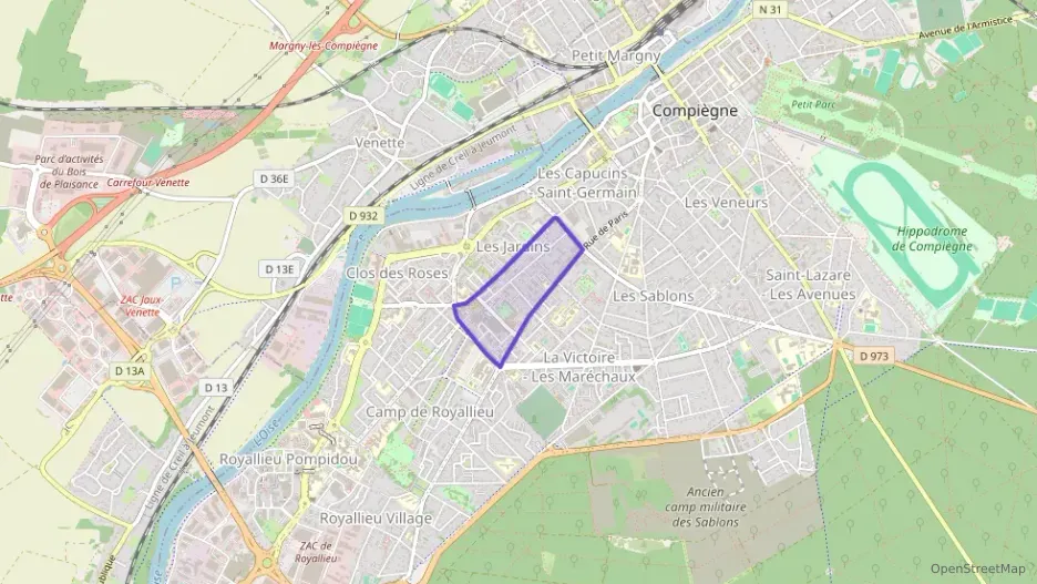 Maison 88 m² cinq pièces à vendre à Compiègne