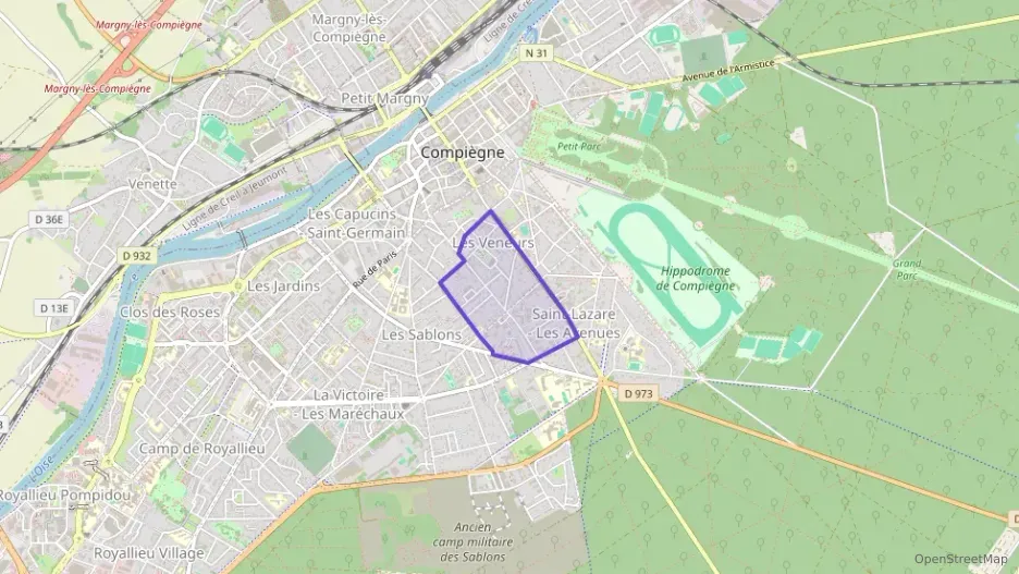 Maison 90 m² quatre pièces à vendre à Compiègne