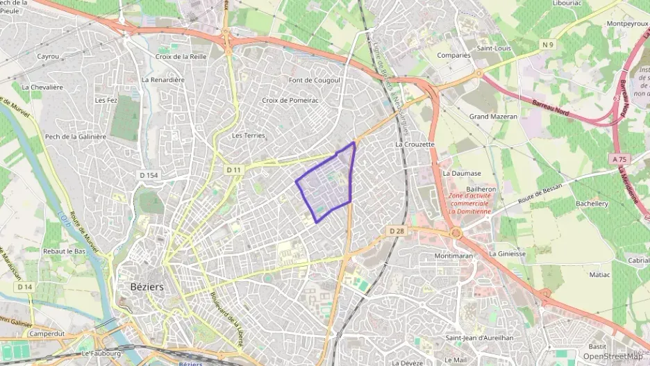 Maison 93 m² quatre pièces à vendre à Béziers