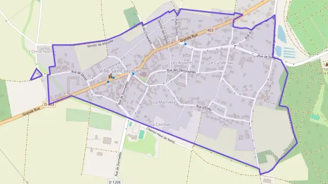 Maison 82 m² quatre pièces à vendre à Ville-Saint-Jacques