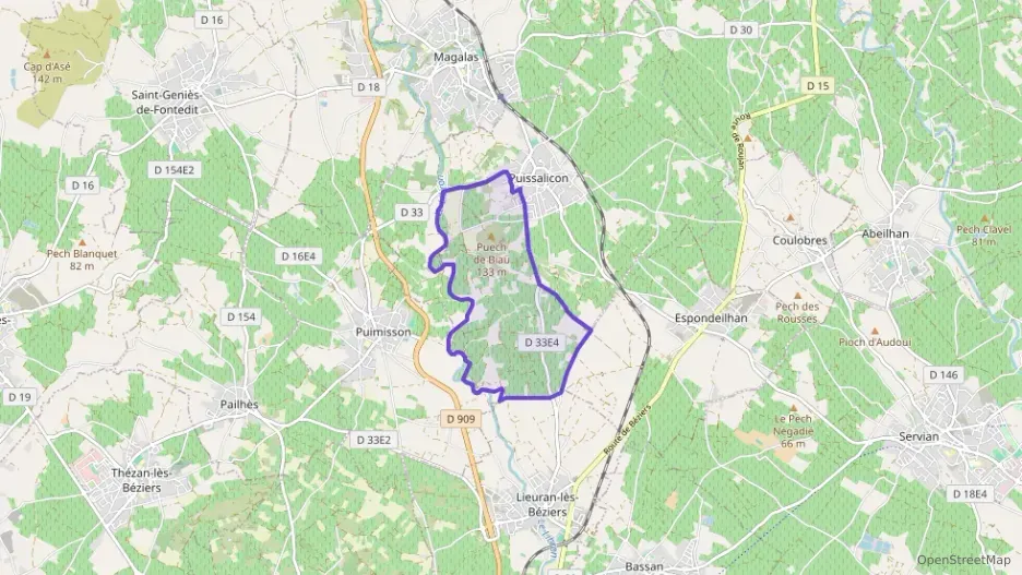 Maison 107 m² deux pieces à vendre à Puissalicon Maison 107 m² deux pieces à vendre à Puissalicon