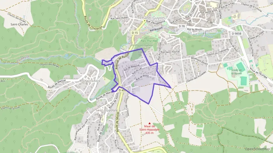 Maison 100 m² cinq pièces à vendre à Châtel-Guyon Maison 100 m² cinq pièces à vendre à Châtel-Guyon