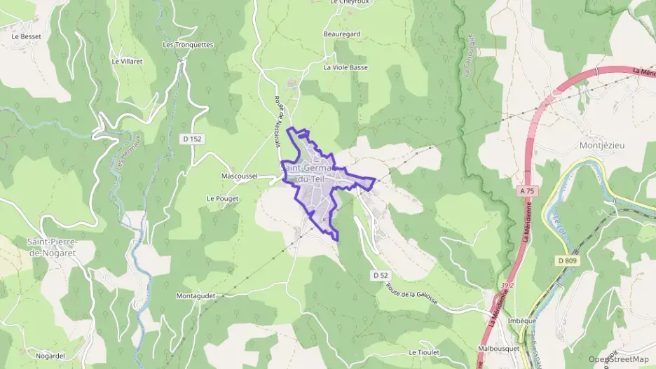 Maison 62 m² trois pièces à vendre à Saint-Germain-du-Teil Maison 62 m² trois pièces à vendre à Saint-Germain-du-Teil