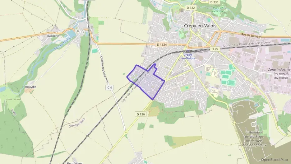 Maison 107 m² quatre pièces à vendre à Crépy-en-Valois