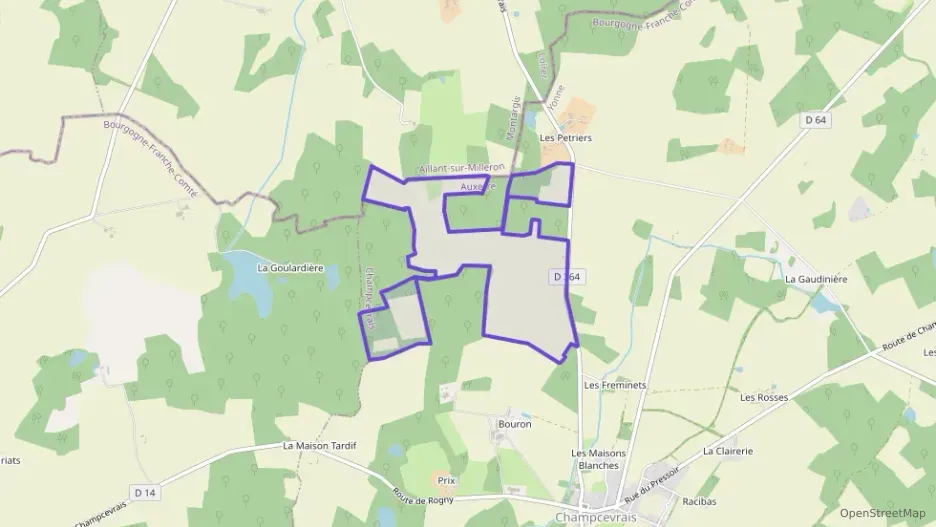 Maison 130 m² cinq pièces à vendre à Champcevrais Maison 130 m² cinq pièces à vendre à Champcevrais