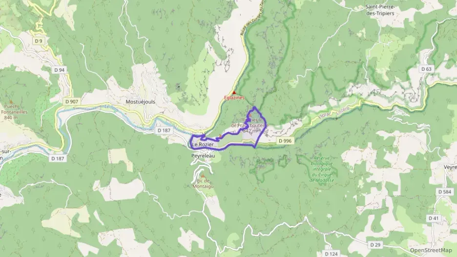 Maison 90 m² cinq pièces à vendre à Le Rozier