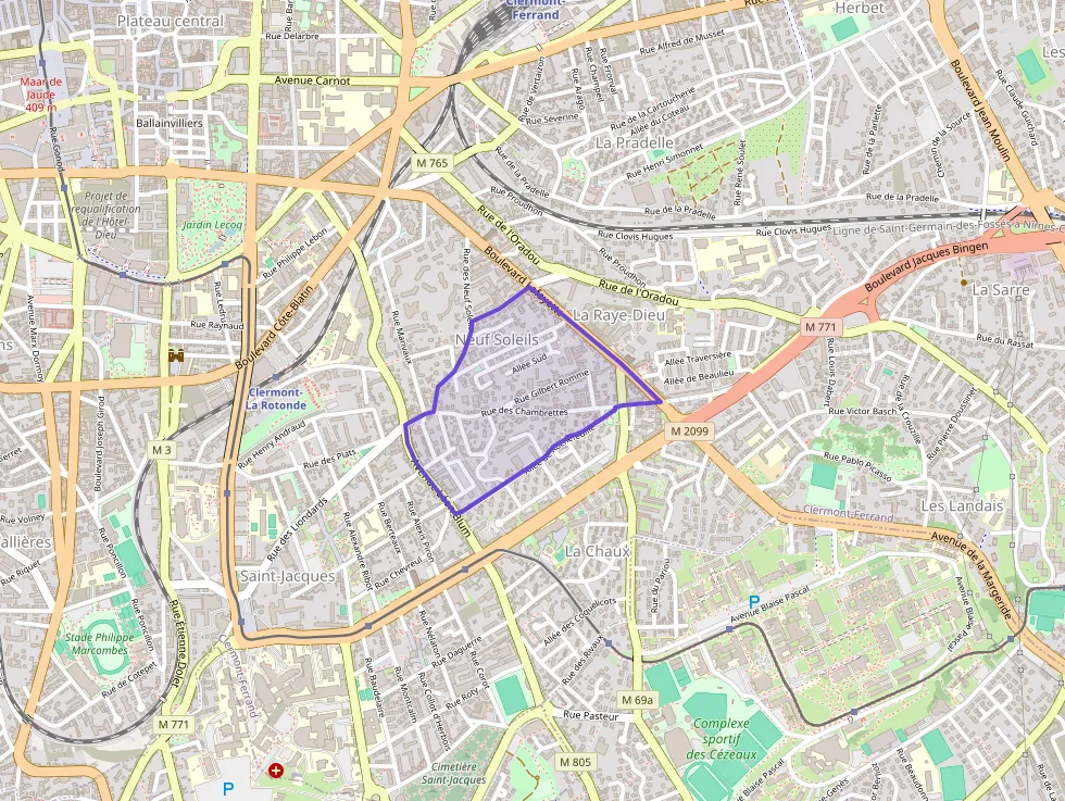 Maison 93 m² six pièces à vendre à Clermont-Ferrand