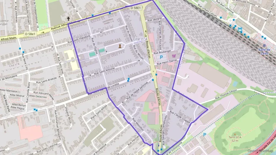 Maison 70 m² quatre pièces à vendre à Lens