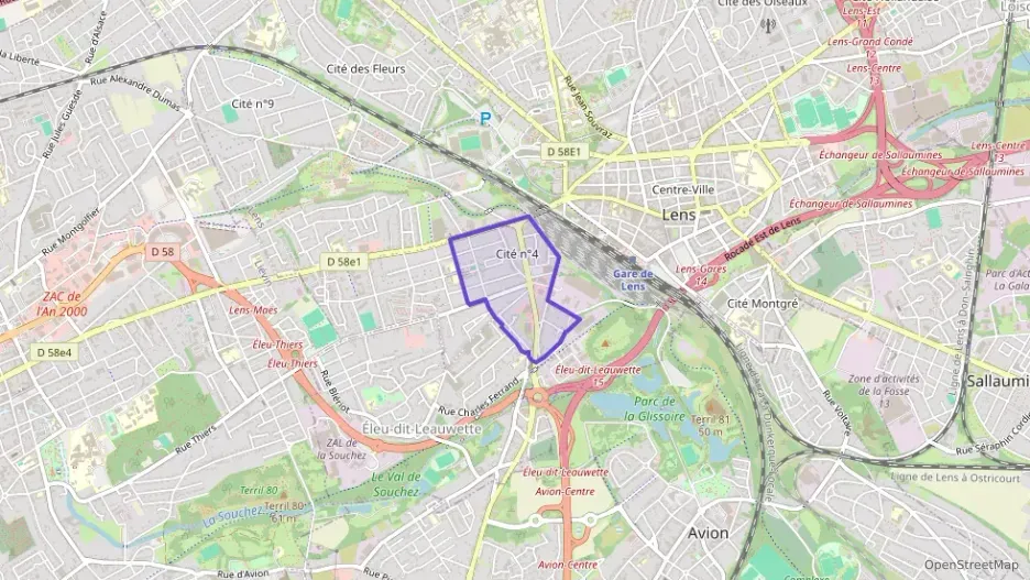 Maison 70 m² quatre pièces à vendre à Lens