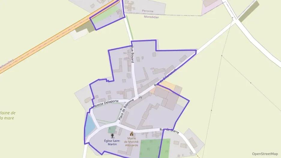 Maison 60 m² trois pièces à vendre à Marché-Allouarde Maison 60 m² trois pièces à vendre à Marché-Allouarde