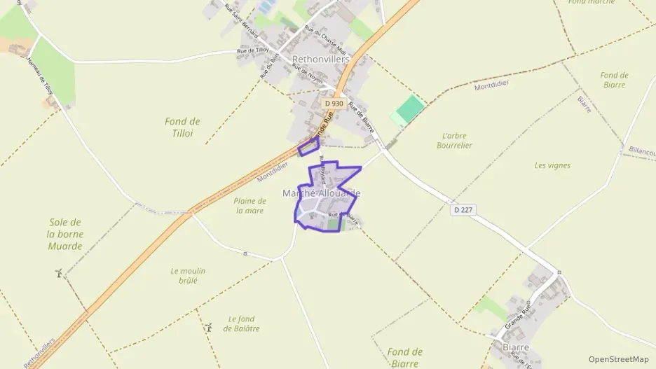 Maison 60 m² trois pièces à vendre à Marché-Allouarde Maison 60 m² trois pièces à vendre à Marché-Allouarde