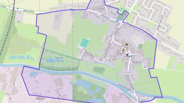 Maison 100 m² quatre pièces à vendre à Athies