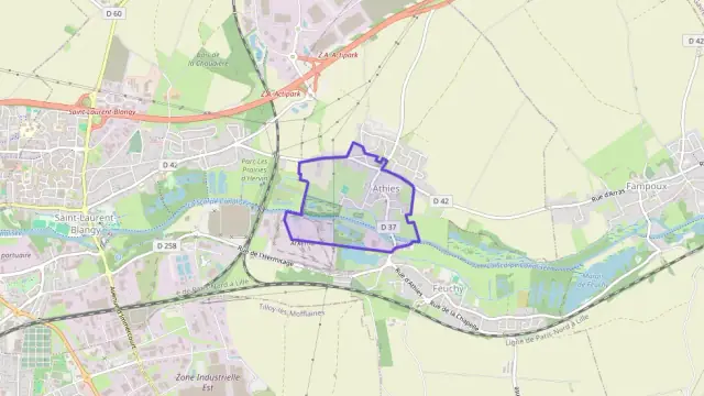 Maison 100 m² quatre pièces à vendre à Athies