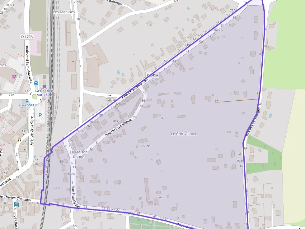 Maison 53 m² quatre pièces à vendre à La Charité-sur-Loire