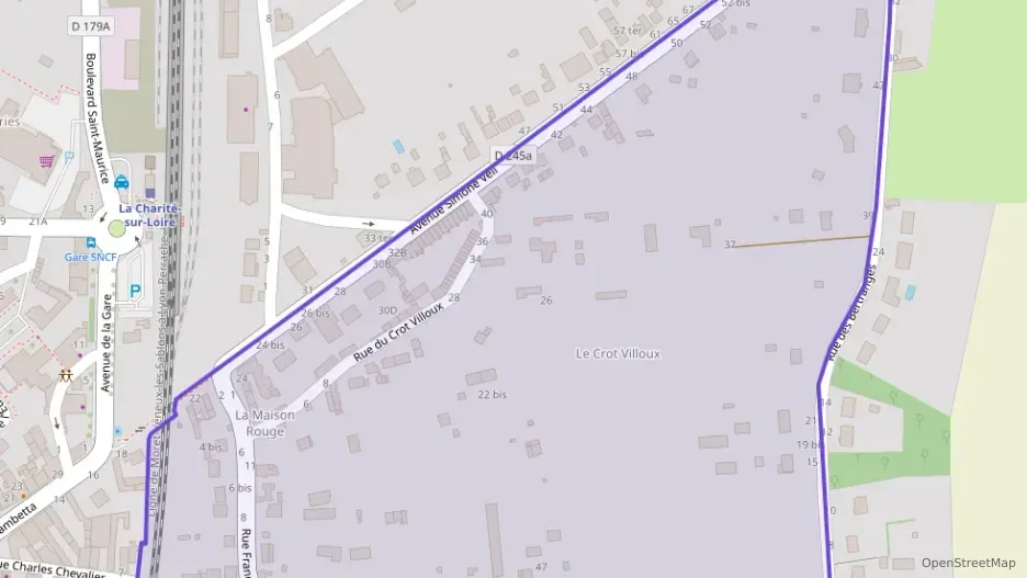 Maison 53 m² quatre pièces à vendre à La Charité-sur-Loire