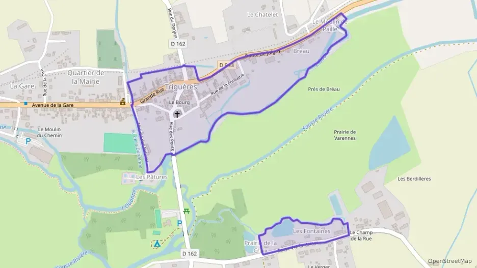 Maison 70 m² quatre pièces à vendre à Triguères Maison 70 m² quatre pièces à vendre à Triguères