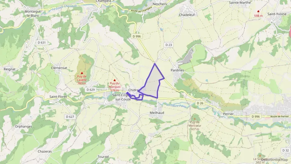 Maison 103 m² cinq pièces à vendre à Chidrac