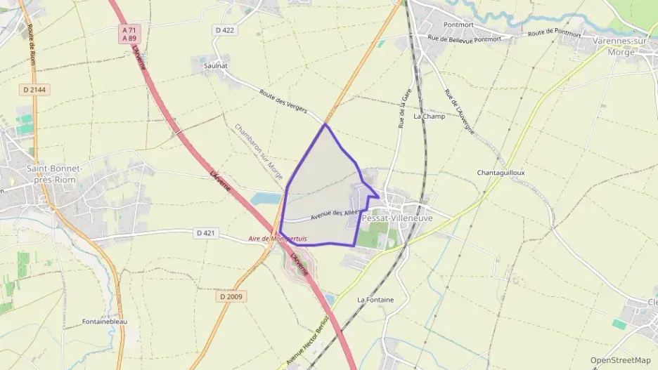 Maison 88 m² quatre pièces à vendre à Pessat-Villeneuve