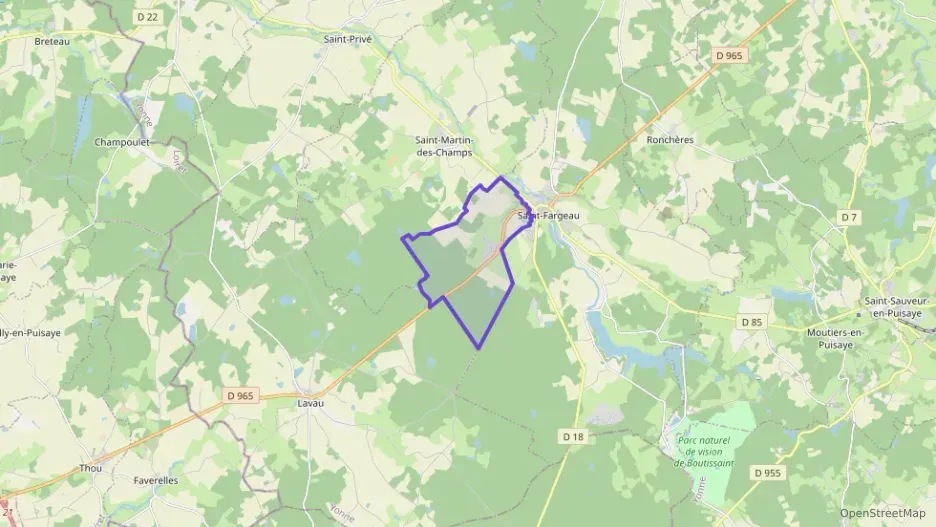 Maison 100 m² quatre pièces à vendre à Saint-Fargeau