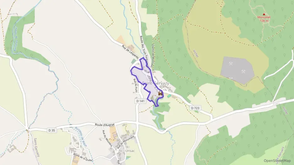 Maison 90 m² quatre pièces à vendre à Saint-Gervazy