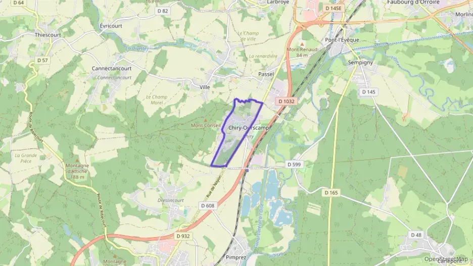 Maison 93 m² cinq pièces à vendre à Chiry-Ourscamp