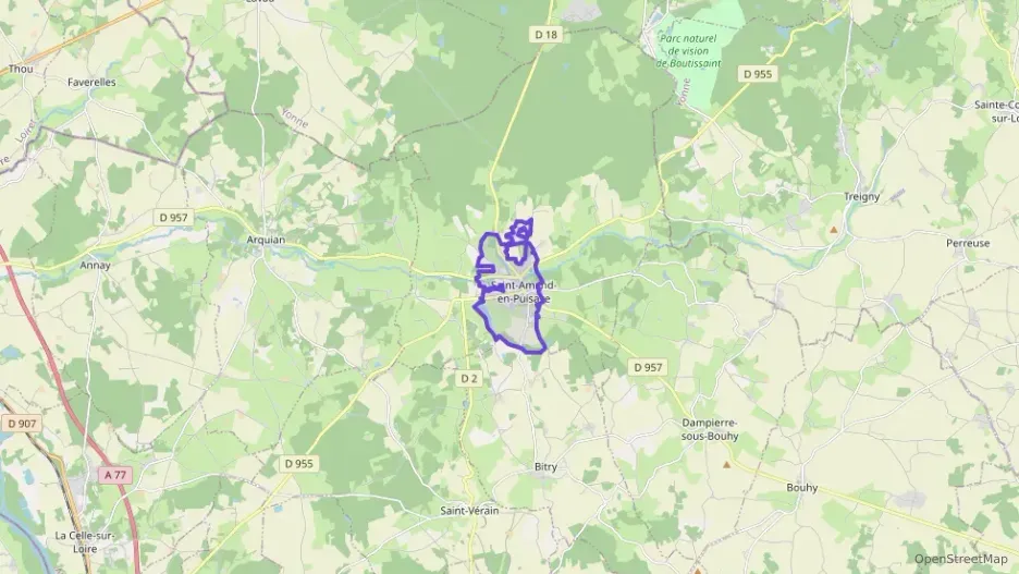 Maison 90 m² quatre pièces à vendre à Saint-Amand-en-Puisaye