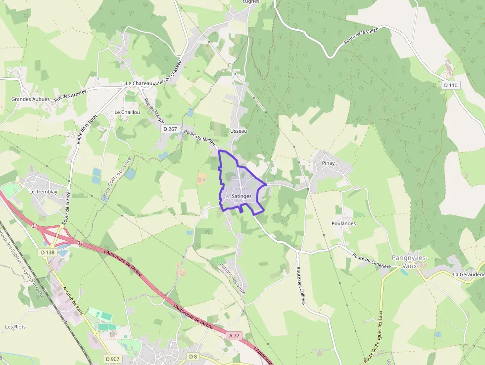 Maison 80 m² quatre pièces à vendre à Parigny-les-Vaux