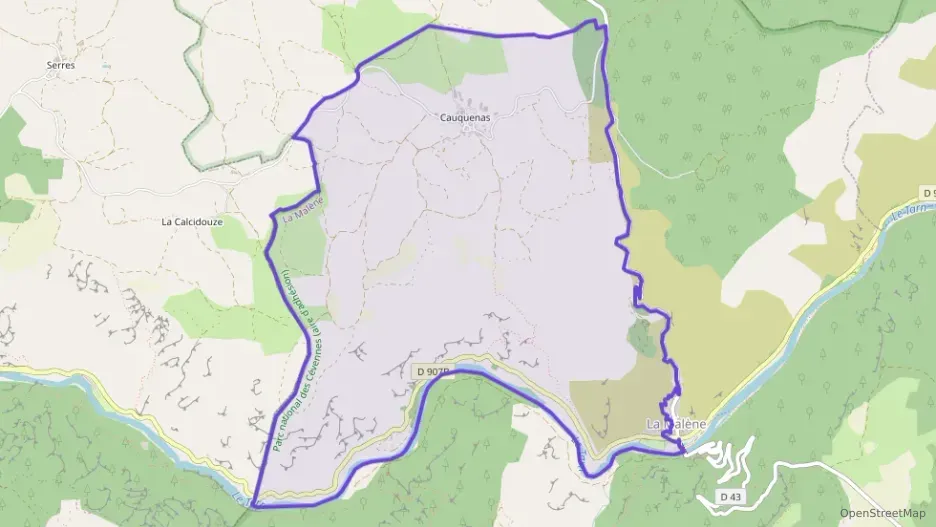 Maison 93 m² quatre pièces à vendre à La Malène