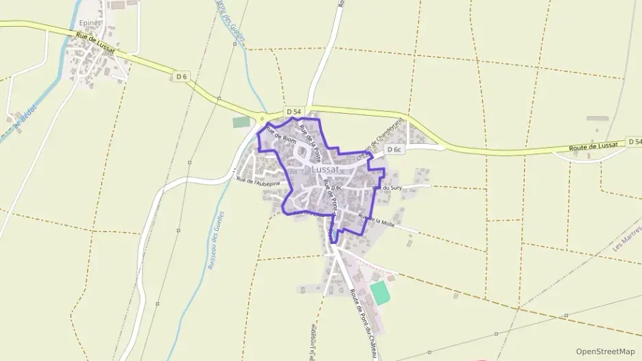 Maison 90 m² quatre pièces à vendre à Lussat