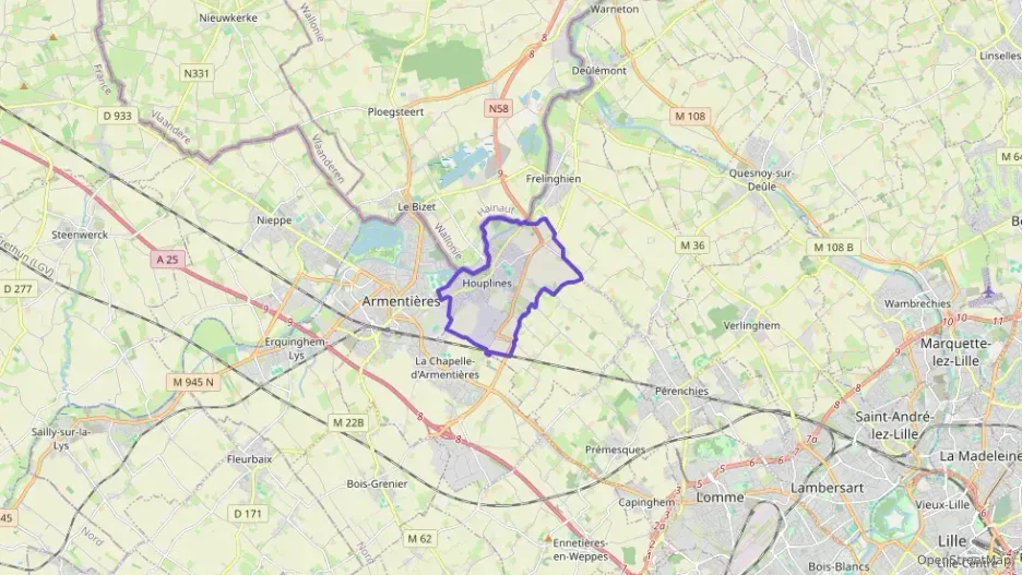 Maison 70 m² deux pieces à vendre à Houplines