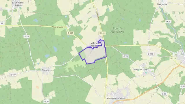 Maison 67 m² quatre pièces à vendre à Villeneuve-les-Bordes