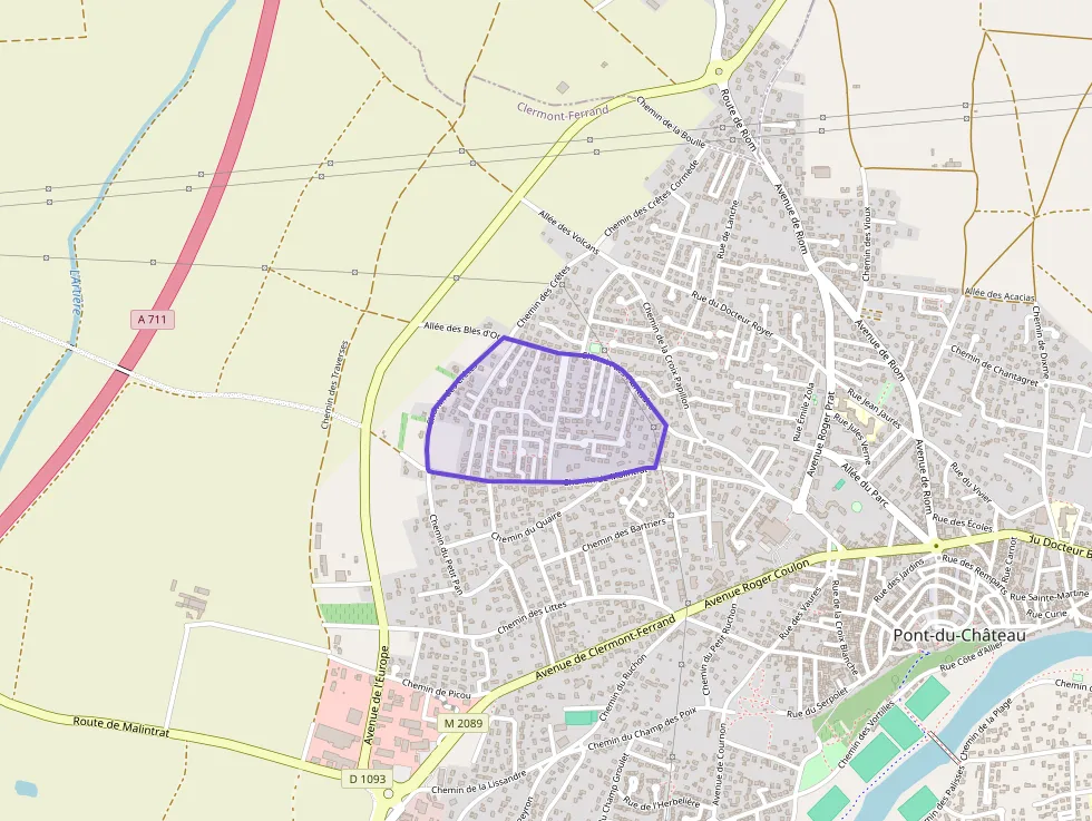 Maison 91 m² quatre pièces à vendre à Pont-du-Château