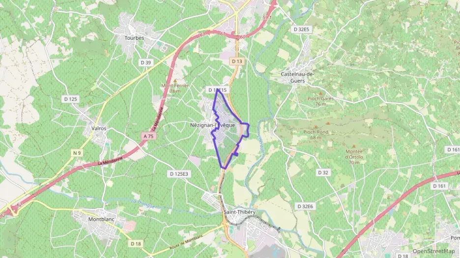 Maison 70 m² trois pièces à vendre à Nézignan-l`Évêque