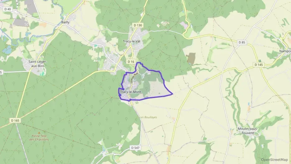 Maison 76 m² cinq pièces à vendre à Tracy-le-Mont Maison 76 m² cinq pièces à vendre à Tracy-le-Mont