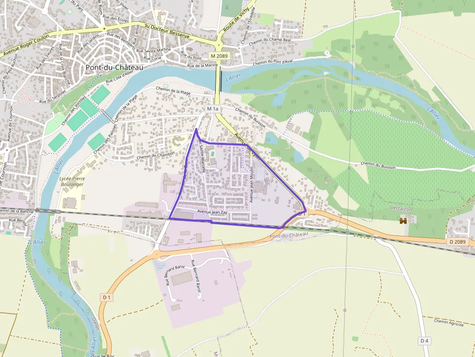 Maison 86 m² quatre pièces à vendre à Pont-du-Château