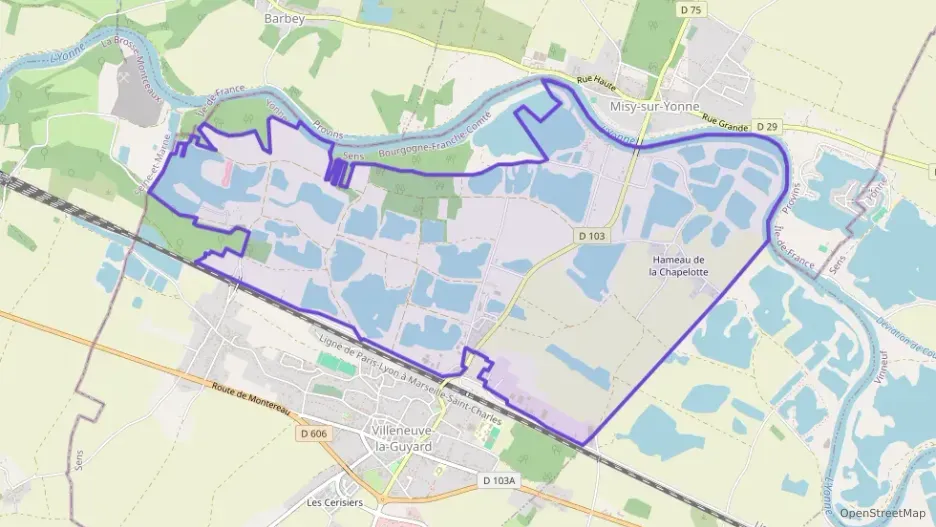 Maison 100 m² quatre pièces à vendre à Villeneuve-la-Guyard