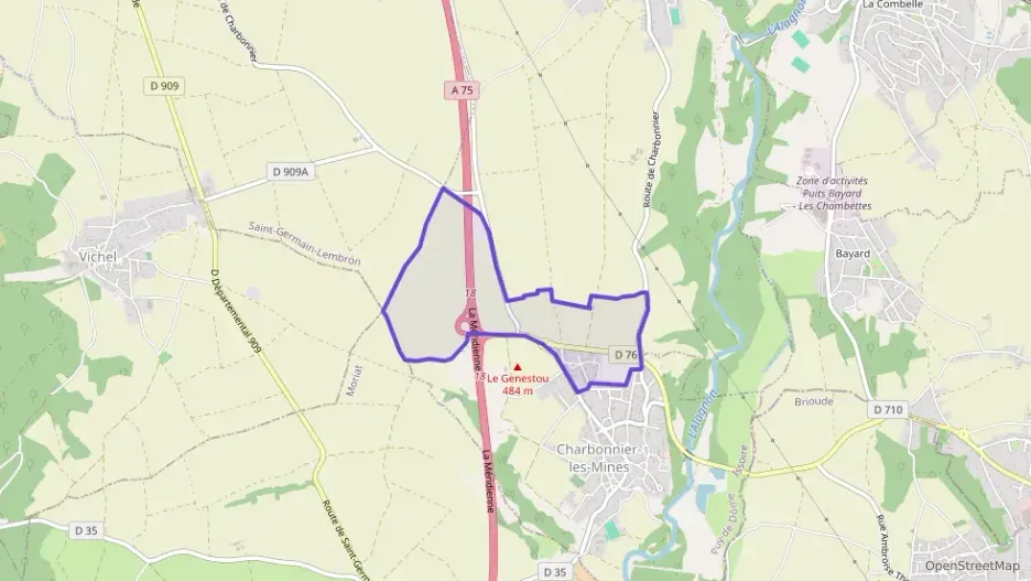 Maison 117 m² quatre pièces à vendre à Charbonnier-les-Mines Maison 117 m² quatre pièces à vendre à Charbonnier-les-Mines