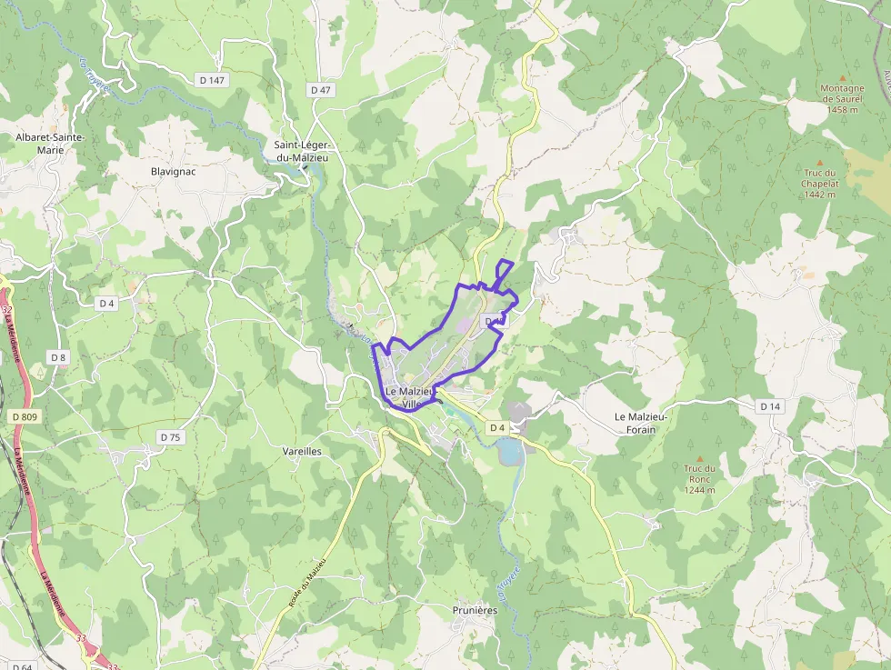 Maison 115 m² quatre pièces à vendre à Le Malzieu-Ville