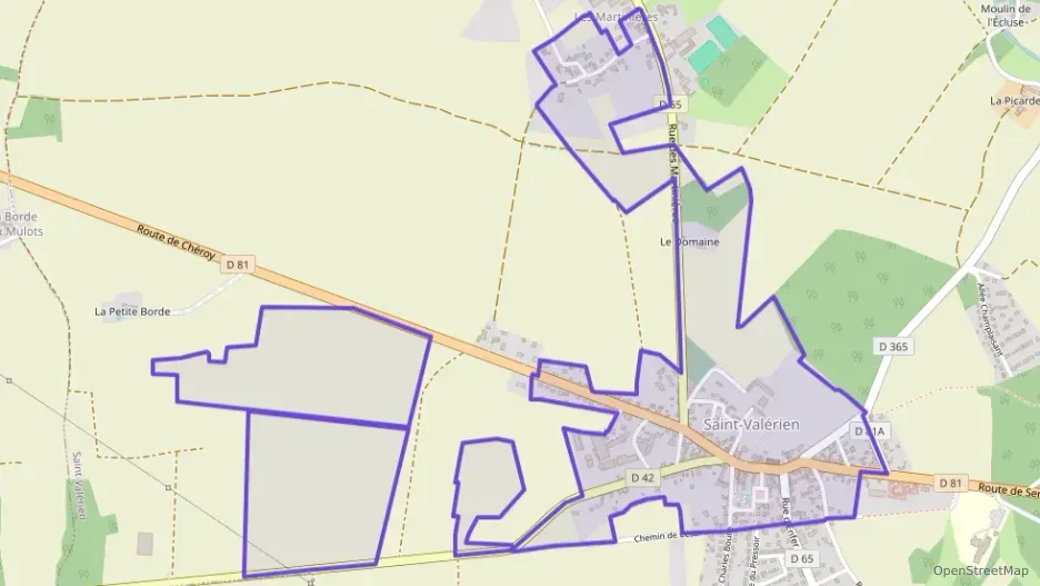 Maison 80 m² quatre pièces à vendre à Saint-Valérien