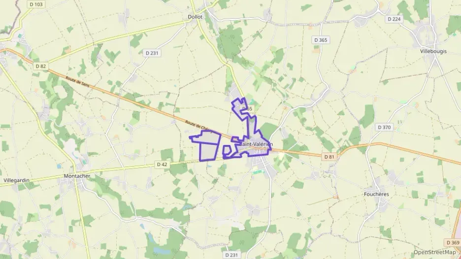 Maison 80 m² quatre pièces à vendre à Saint-Valérien