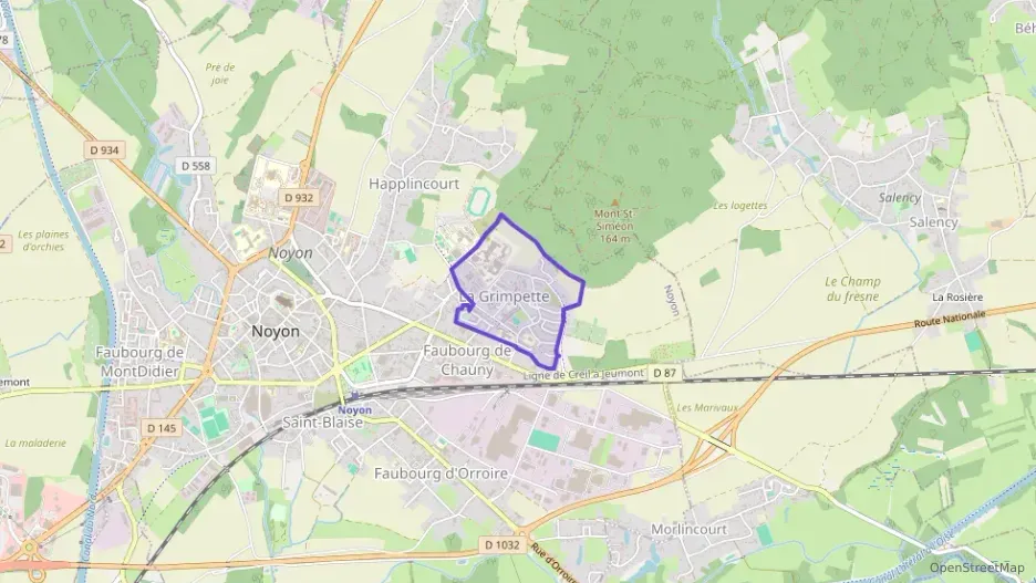 Maison 89 m² quatre pièces à vendre à Noyon
