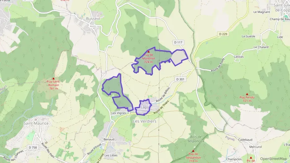 Maison 68 m² quatre pièces à vendre à Laps Maison 68 m² quatre pièces à vendre à Laps