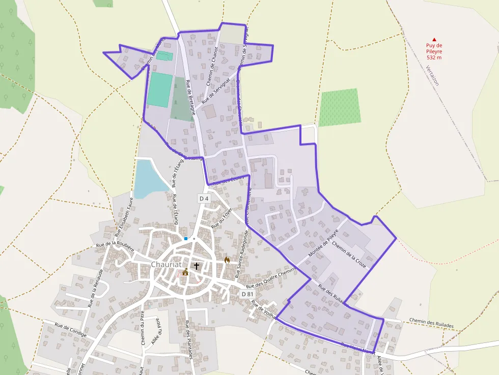 Maison 117 m² quatre pièces à vendre à Chauriat